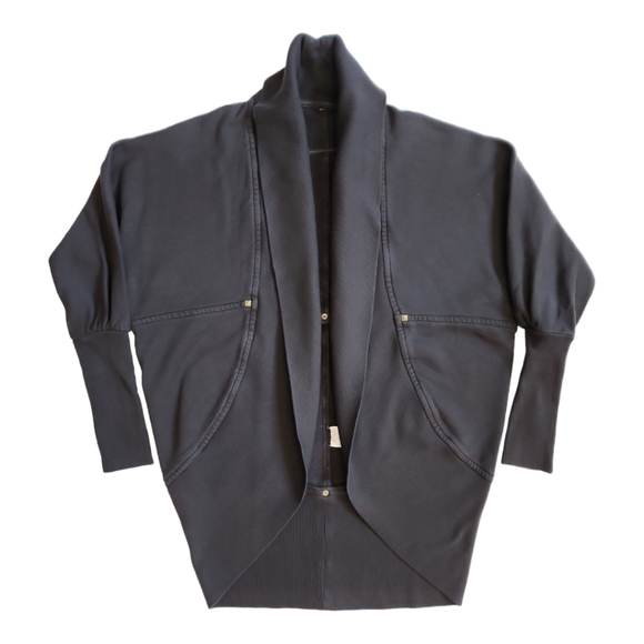 Aritzia Wilfred Diderot Black Cocoon Cardigan Sweater - Picture 3 of 12